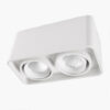 Chandelle_Grille Downlight_Double_white
