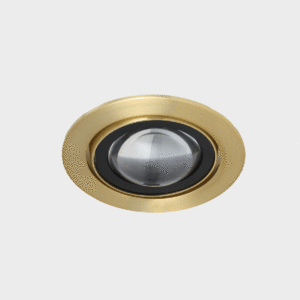 luxe gold recessed downlight round